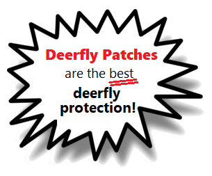 Deerfly Patches are the best deerfly bite prevention!